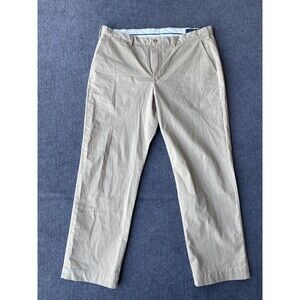 Polo Ralph Lauren mens chinos pants stretch straight fit khaki 40x30 tan t 38x30